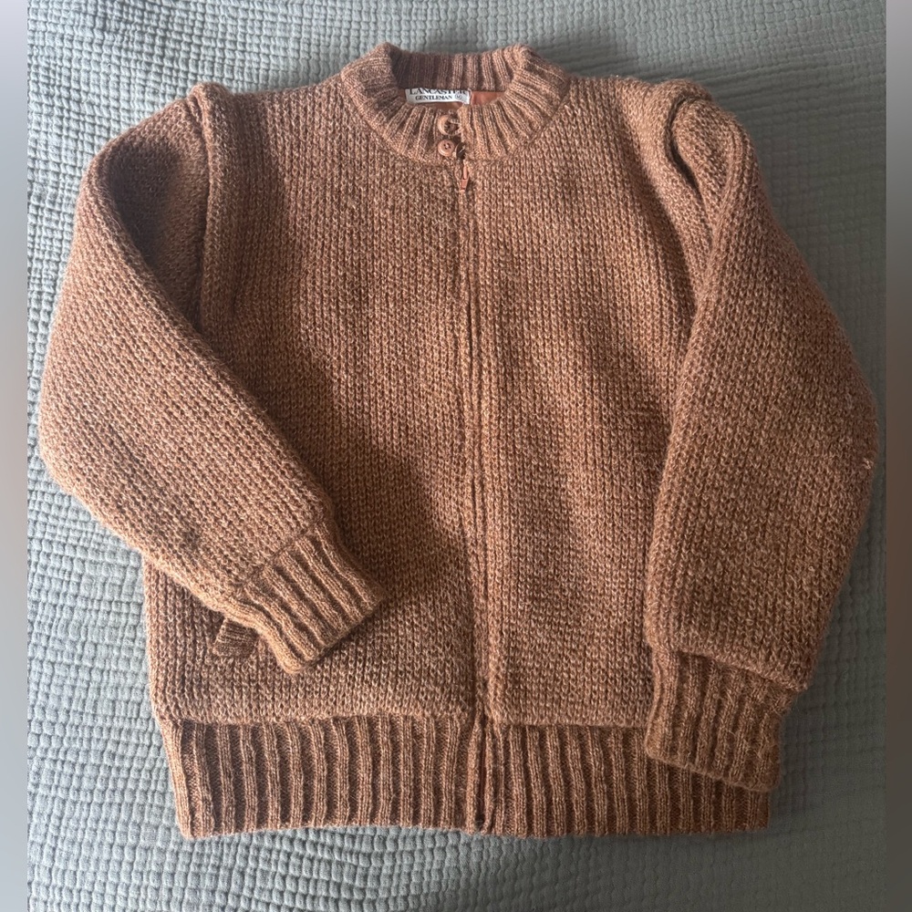 Vintage Lancaster warm zip sweater - Medium